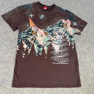 ICECREAM Men's Summit SS Oversized Baggy Short Sleeve Tee 100% Cotton T-Shirt